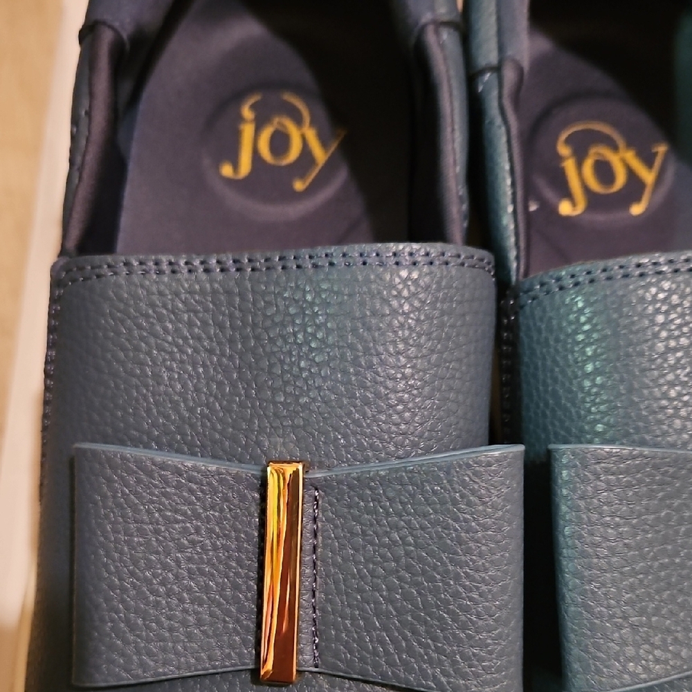 Joy Mangano Blue Slip-On Sneakers - Picture 7 of 7